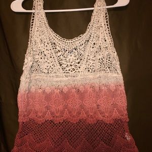 American Eagle Womens Crochet Top